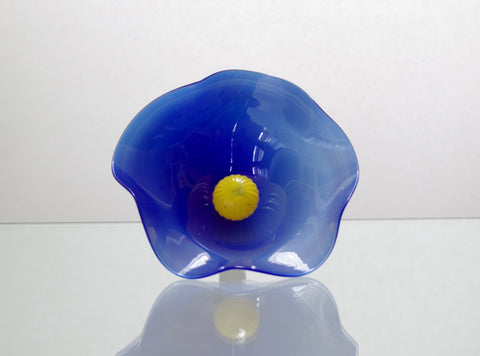 Mini Opaque Dark Blue Flower