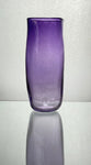 Extra wide Purple Square Vase