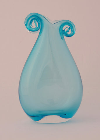 Mini Turquiose Curly Vase