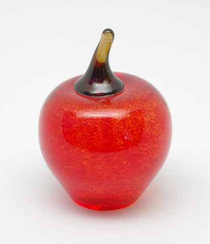 Small Red Apple Paperweight