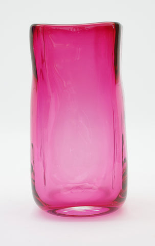 Small Pink Square Vase