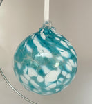 Large Blue and White Ornament
