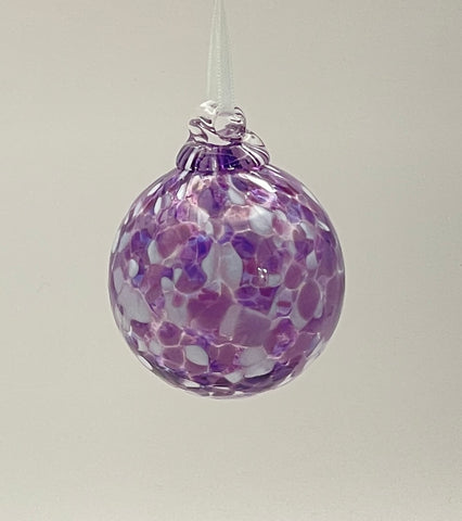 Mini Purple and White ornament 2