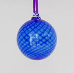 Large Cobalt Swirl Ornament