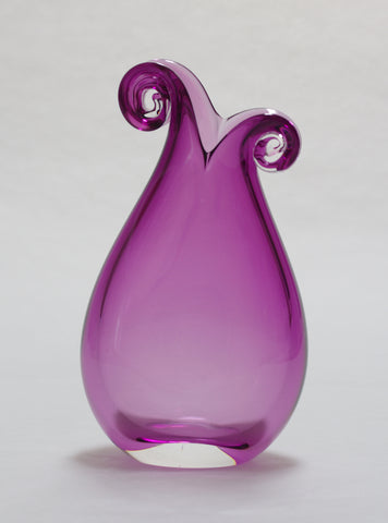 Mini Purply Pink Curly Vase 1