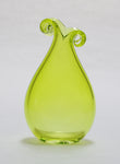 Mini Lime Green Curly Vase