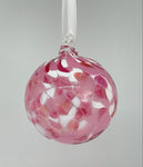 Large Pink and White Ornament