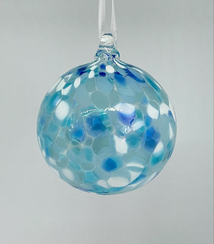 Large Multi Blue and White Ornament
