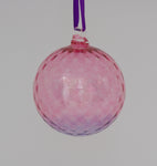 Large Pink and Purple Textured ornament