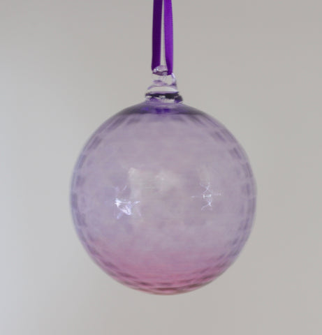 Large Purple and Pink Textured ornament