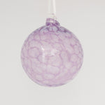 Large Purple Ornament with Alabaster spots