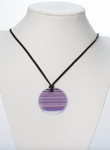 Round Pendant - Purple and Pink 2