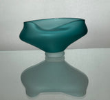 Turquoise Etched Wavy Bowl