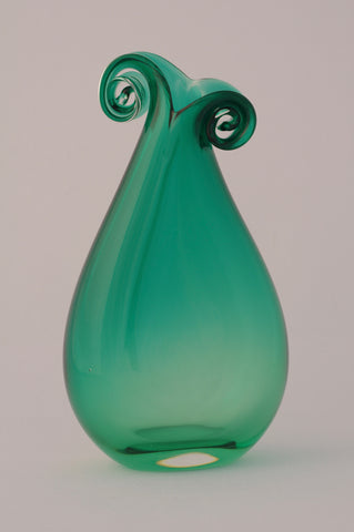 Mini Emerald Curly Vase