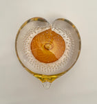 Gold Bubble Heart Paperweight