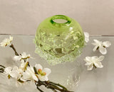 Lime Green Spikey Vase