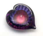 Pink and Purple Heart Paperweight